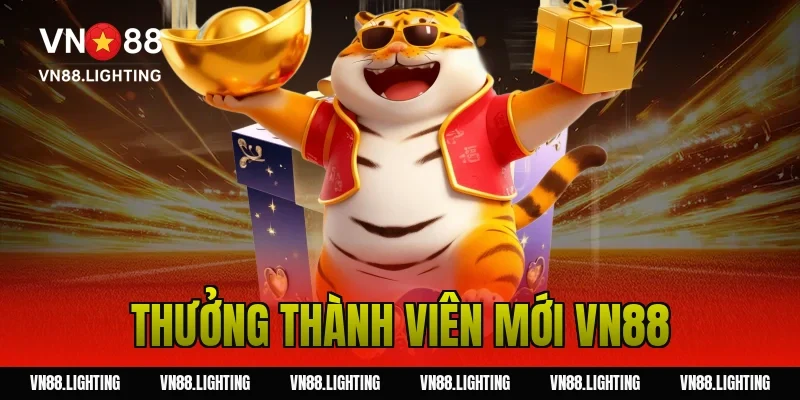 Thưởng thành viên mới VN88 100% – Nhận ngay ưu đãi 6.150K 31 thưởng thành viên mới VN88
