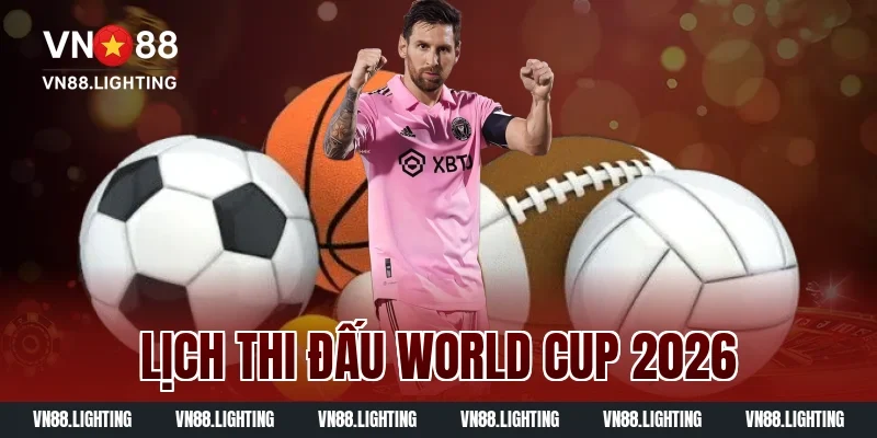 Xem lịch thi đấu World Cup 2026 mới nhất hôm nay đầy đủ 31 lịch thi đấu World Cup 2026